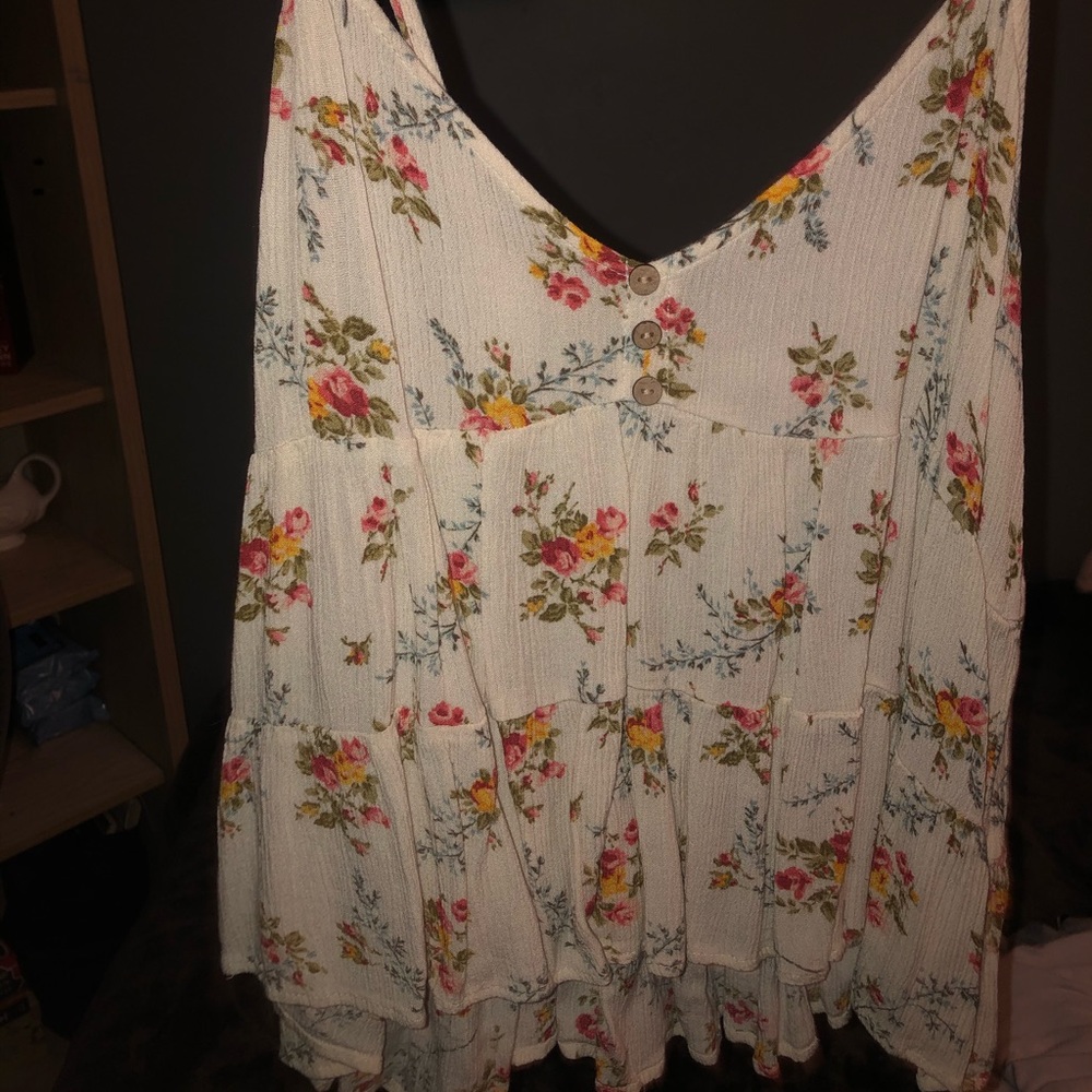 Floral Flow Like Tank Top